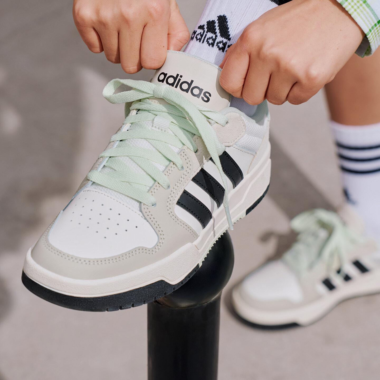 Adidas ENTRAP Synthetic Leather, Split Cow Leather Slip Resistant Abra 35.5
