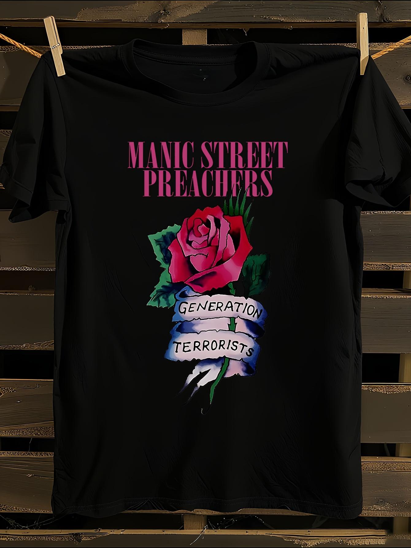Manic Street Preachers Logo T-shirt S