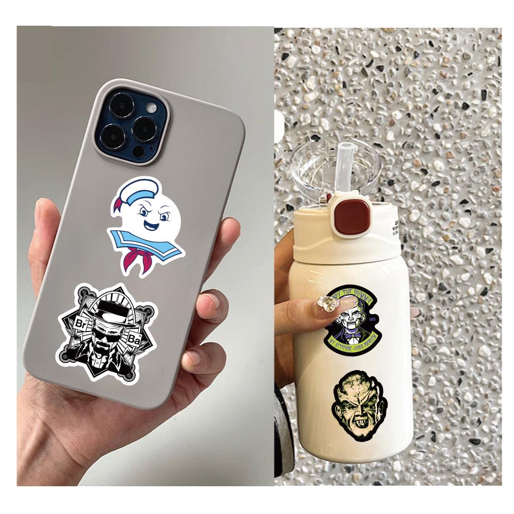 50pcs Ghostbusters Graffiti Stickers - TV Show Inspired Decals for Suitcases & Phones