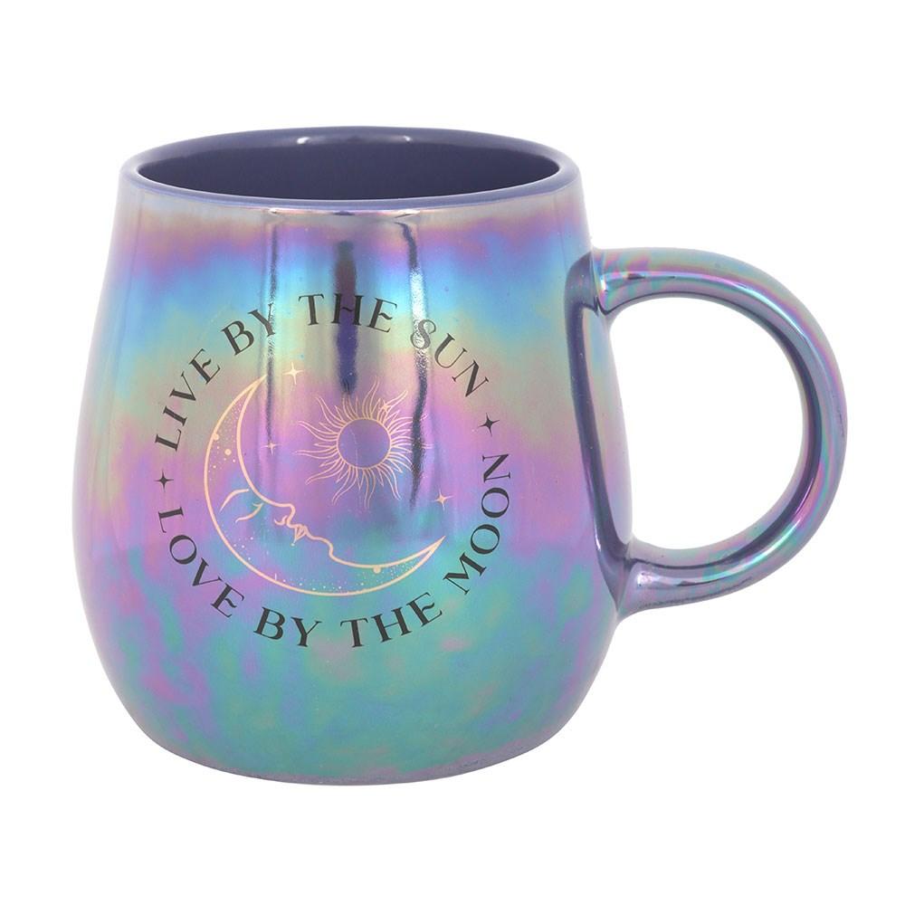 Something Different Live By The Sun Iridescent Mug