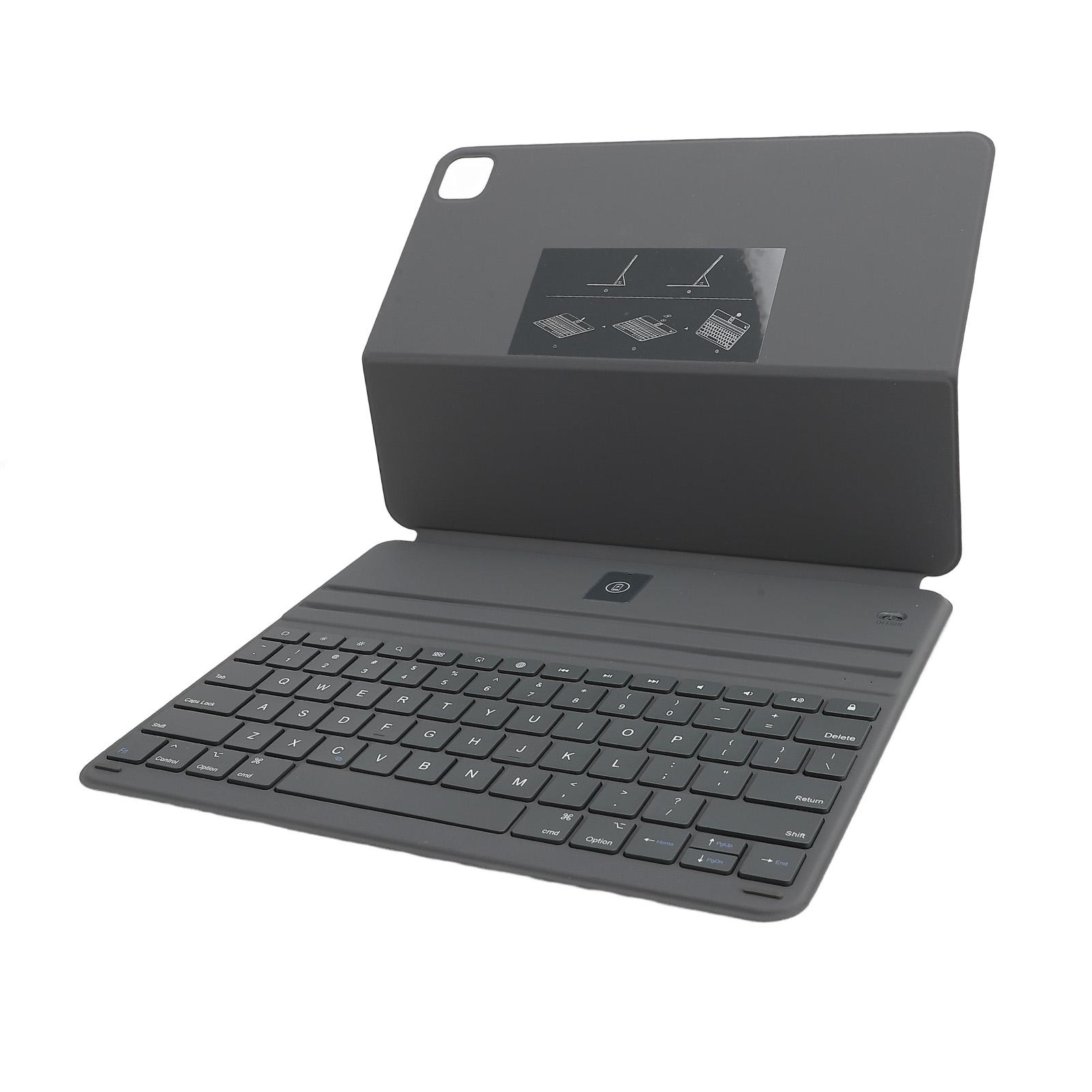 

Чехол-клавиатура из искусственной кожи с магнитным беспроводным Bluetooth-клавиатурой для Pro 12.9 2018 2020 2021