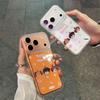 Korean-Style Puppy Head Transparent Phone Case for Apple 17/16/15/14