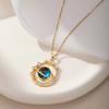 Titanium Steel Star Necklace for Women Planet Moon Astronaut Pendant Necklaces Jewelry Gifts