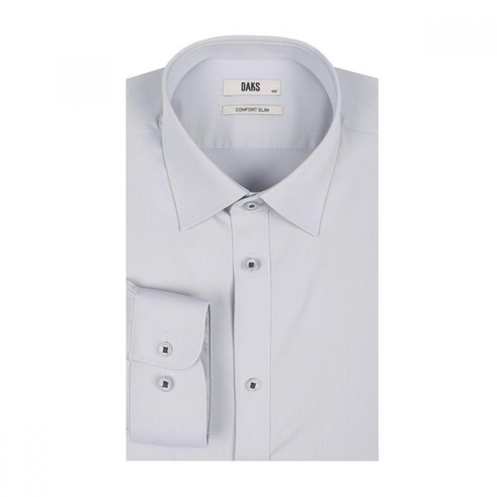 Daks Men S Solid Stretch Long Sleeve Shirt dmp1Shdl212g1