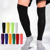 Druk Voetbalsokken Heren En Dames Gecomprimeerde Leggings Board Beenbeschermer Sport Professionele Gebreide Leggings Ademende Kuitkousen