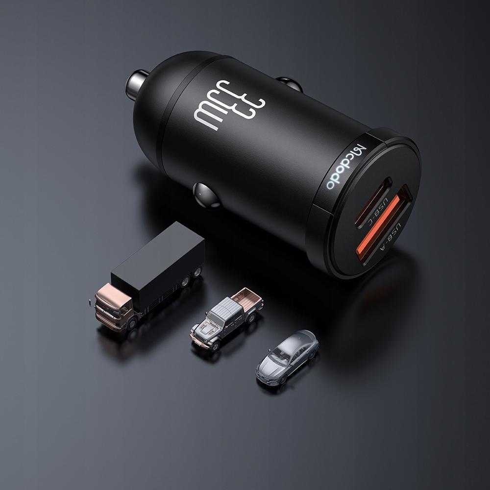 Mcdodo Powerful Fast Car Charger For Phone 2X Usb Usb-C 33W Led