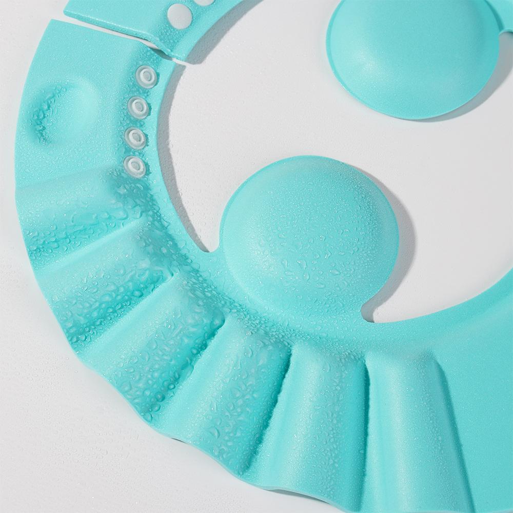 Adjustable Waterproof Ear Protection Shampoo Shield Baby Shower Cap Bath Head Cover Hair Wash Hat