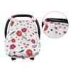 114 * 90cmCelsius 44.9 * 35.4in Baby Car Seat Cover Breathable Muslin Car Seat Canopy Nursing Cover for Infant Boys Girls