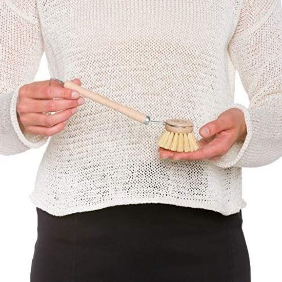 Redecker Handle Kitchen Brush / Plant Fiber Size S (Plant Bristles)