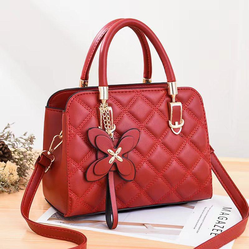 Korean version of quality women's bags, simple and versatile texture handbags, boutique shoulder bags
