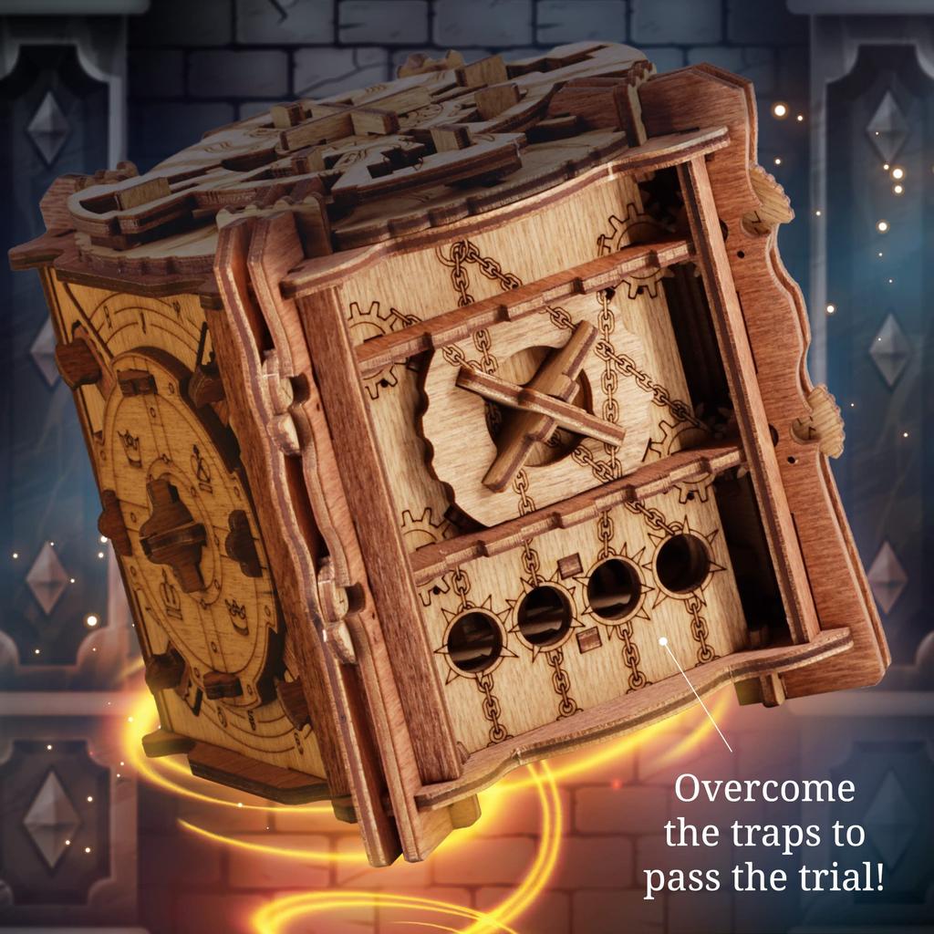 Cluebox iAdventure 3D A New Sensation of Mystery Escape Challenging 3D Puzzle Resolve As Many Times As You Want Puzzle Solving, Camelot's Trial,