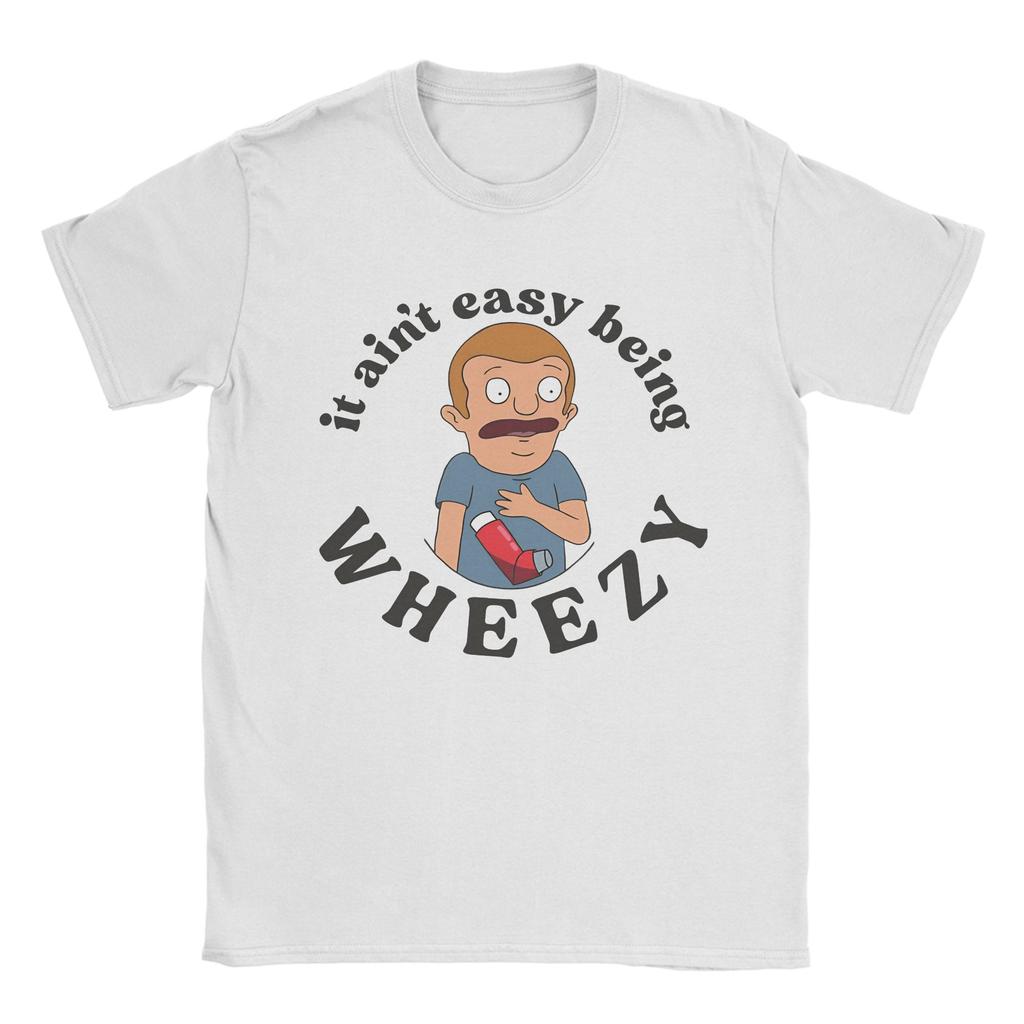 Bobs Burgers Family Shot & Teddy Logo  Tshirts Men Cotton Clothing Casual  Crewneck Short Sleeve