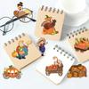 8 Cartoon Thanksgiving Autumn Harvest Collage Hands-on DIY Handbook Mobile Phone Case Notebook Decoration Waterproof Stickers