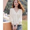 MokaNa Women's Tassel Hem Loose Knit Cardigan