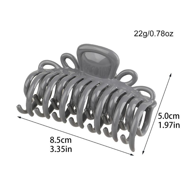 Double-toothed Large Shark Clip Versatile Gradient Hair Clip Back of The Head Updo Hair Clamp, Hair Accessory