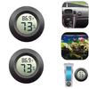 5/1pcs Mini Hygrometer Thermometer Fahrenheit or Celsius Meter Digital LCD Monitor Indoor Room Round Humidity Temperature Gauge
