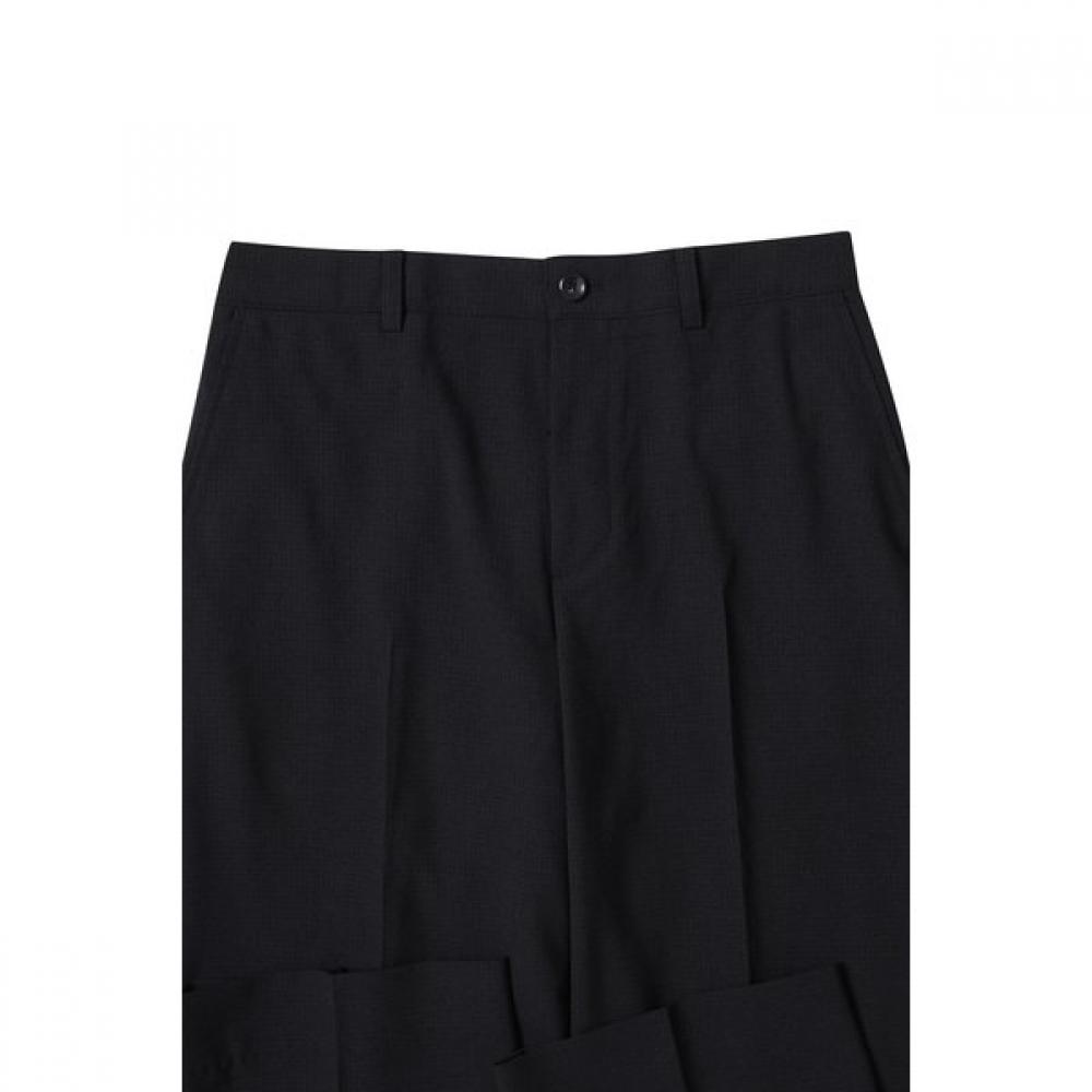 Customellow Black Relax Fit Setup Pants Cwpam25421bkx