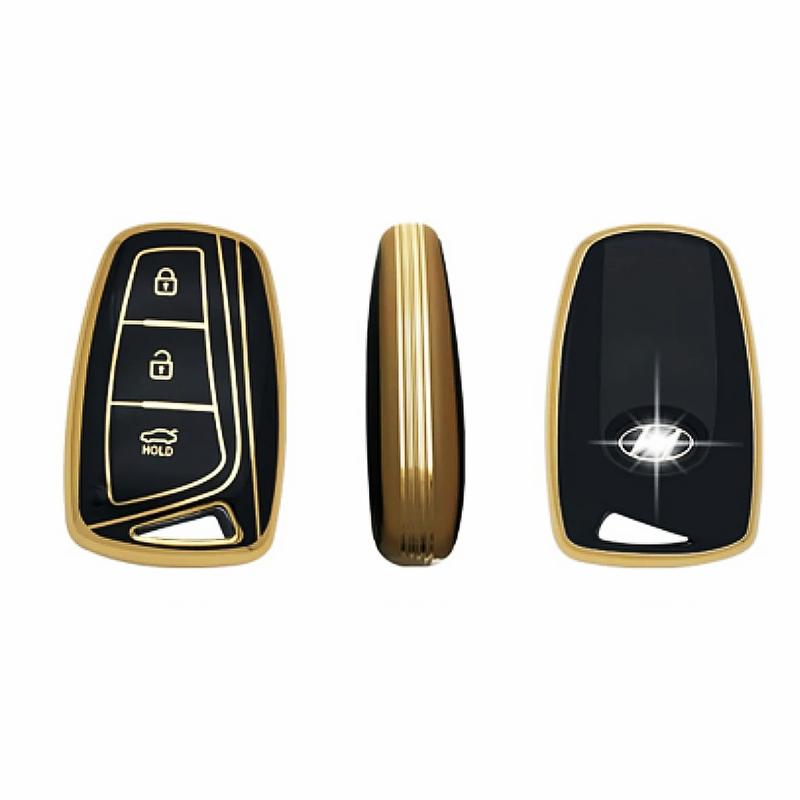 För Hyundai Grandeur HG Sedan Genesis G80 Santa Fe 3DM Grand SantaFe 2018 IX45 EQUUS Azera Fashion TPU Remote Key Case Cover