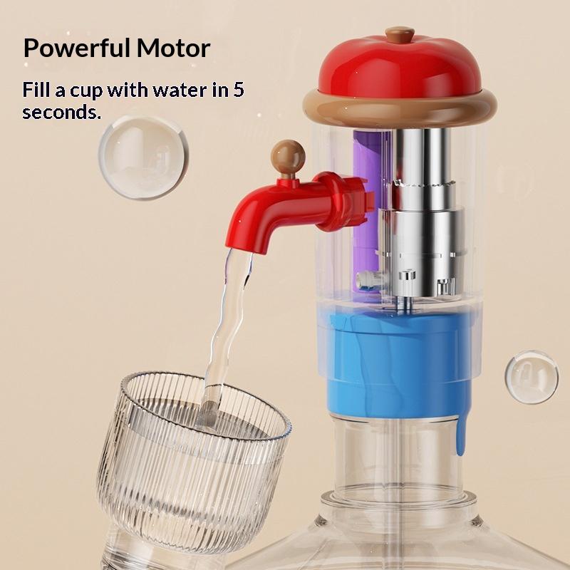 Universal Electric Water Bottle Pump USB Charging Automatic Dispenser for 5 Gallon Bottles Home Outdoors