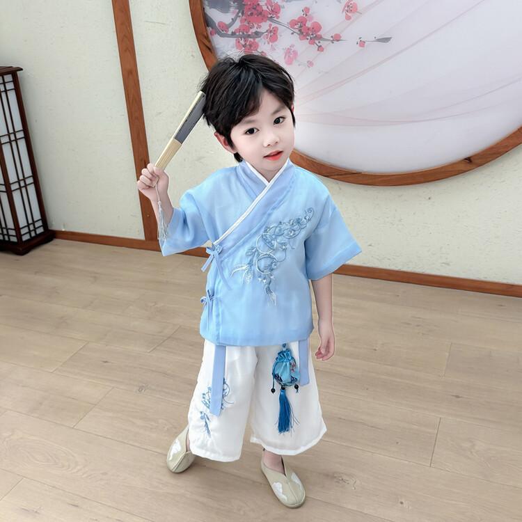 

Ханфу девушка в китайском стиле тканевое летнее платье античный костюм Тан костюм супер феи платье маленькая девочка юбка русалки принцессы нижнее белье XS