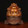 Golden Toad Ornament for Wealth: Living Room, Entrance, or Cashier Desk Decoration - Housewarming Gift