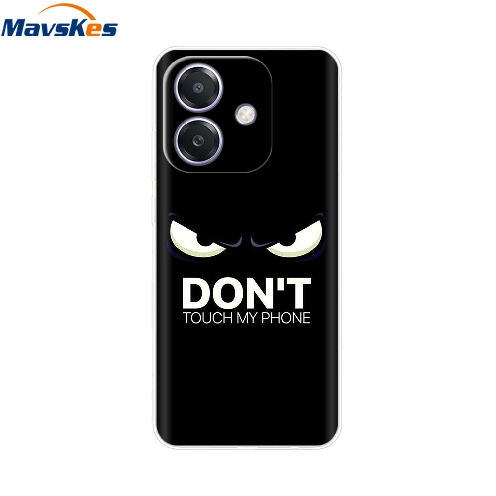 Oppo A3x A3 4G 5G Kılıfı CPH2669 Boyalı Çiçekli Kapak Darbeye Dayanıklı Telefon Kılıfı Oppo A3x OppoA3 OppoA3x İçin Yumuşak TPU Kılıflar Kılıf