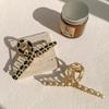 Chic Fragrant-Style Large Metal Chain Hair Claw Clip for Trendy Influencers