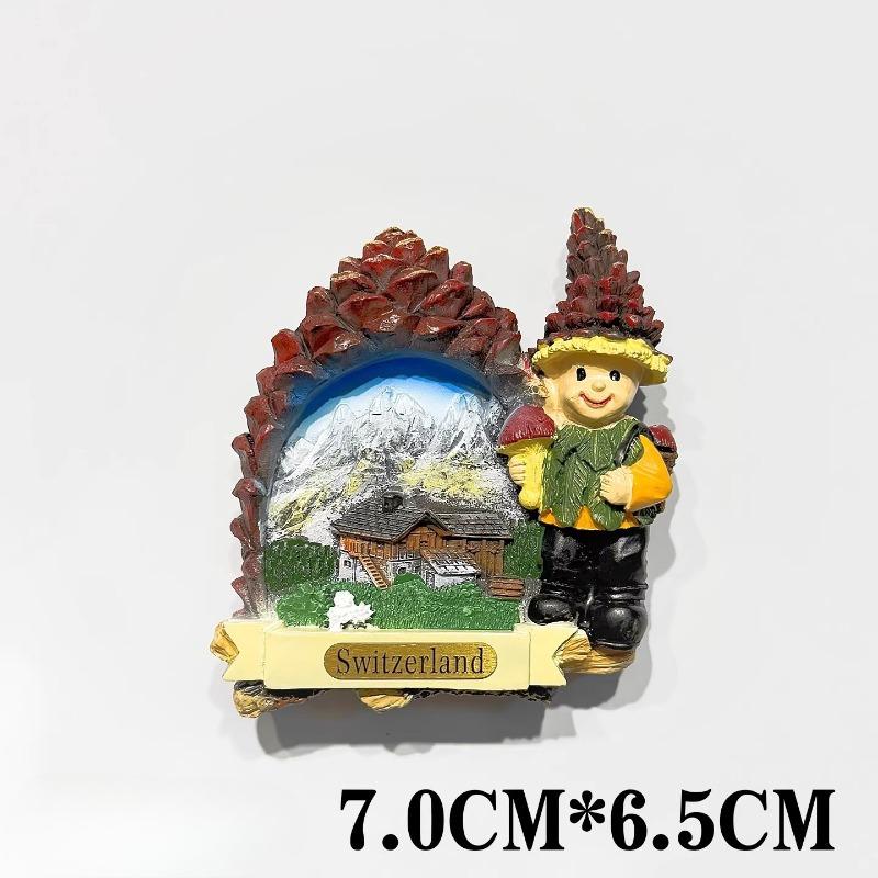 Zwitserland Souvenirs Zürich Koelkastmagneten Alpen Jungfrau Meer van Luzern Regio Kapelbrug Interlaken Koelkaststickers Cadeaus
