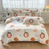 Cute Bear 100% Cotton Duvet Cover Cartoon Theme Bedding Set Kawaii Animal Comforter Cover Heart Print Bed Sets with 2 Pillowcase