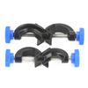 2 Pcs Aluminum Sprayed Cross Clamp Lab Stand Clamp Holder for Laboratory