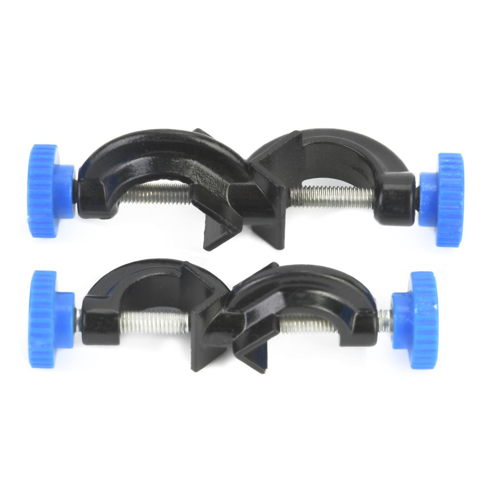 2 Pcs Aluminum Sprayed Cross Clamp Lab Stand Clamp Holder for Laboratory