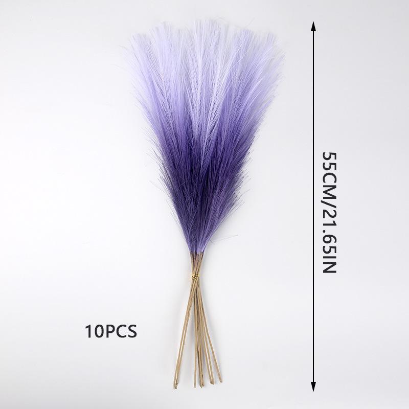 Artificial Pampas Grass & Cattails: Eternal Flower Wedding & Home Décor (55cm)