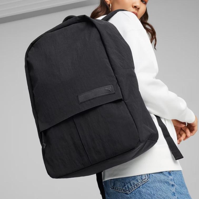 New PUMA Polyester With Nylon Backpack Regular Unisex Black 090394-01
