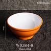 ZISIZ Commercial Melamine Imitation Porcelain Noodle Bowl