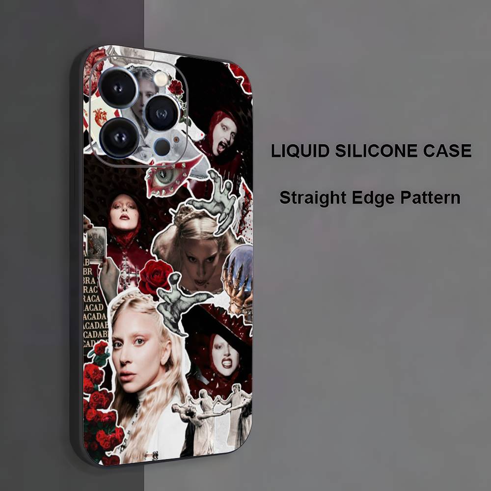

L-Lady G-Gaga Abracadabra Phone Case For iPhone 17,16,15,14,13,12,11 ,Pro Max,XS,X,XR,SE,Mini,8,7,Soft Silicone Black Cover iPhone17