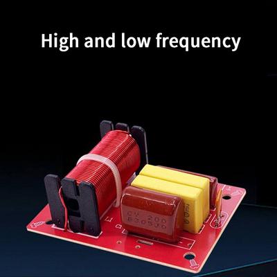 Weah-234 80W 2 Way Speaker Frequency Divider Audio Treble Bass Crossover Filter