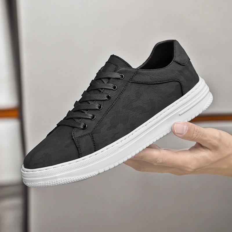 

Breathable Outdoor Sneakers Men Shoes Handmade Leather Dress Flats Casual Shoe Walking Footwear Men Genuine Leather Oxford Shoes 46 чорний