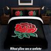 Set Biancheria da Letto Design Rugby Inghilterra 1 Copripiumino + 2 Federe Morbido Traspirante Biancheria da Letto per la Casa