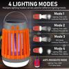 Camping Lamp Solar Camping Lamp Uv Light Insect Killer Mosquito Killer Camping Lantern Ip67 Waterproof Portable Mosquito Killer Tent Lamp Usb Recharge