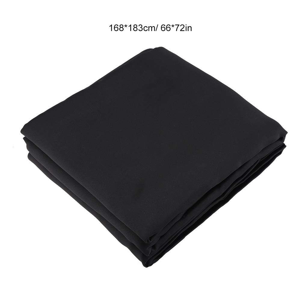 2pcs Set Black Thickened Mildew proof Lightproof Curtain Household(1#)