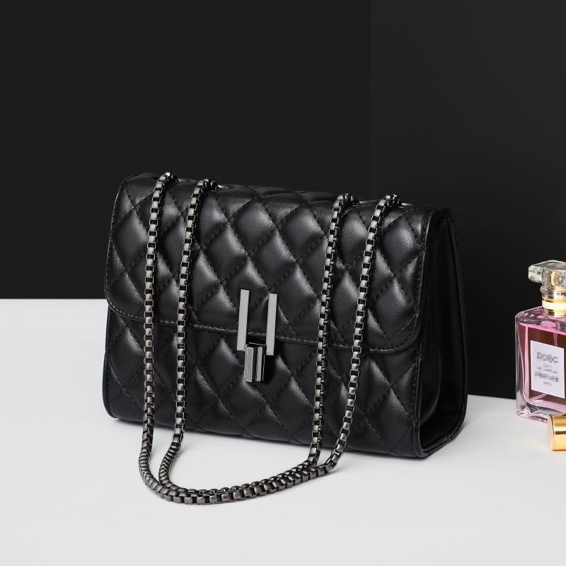 Bags Women's Bags Crossbody Bags Rhombus Chain Bags Fashion Light Luxury Niche Shoulder Bags Casual Versatile Small Square Bags