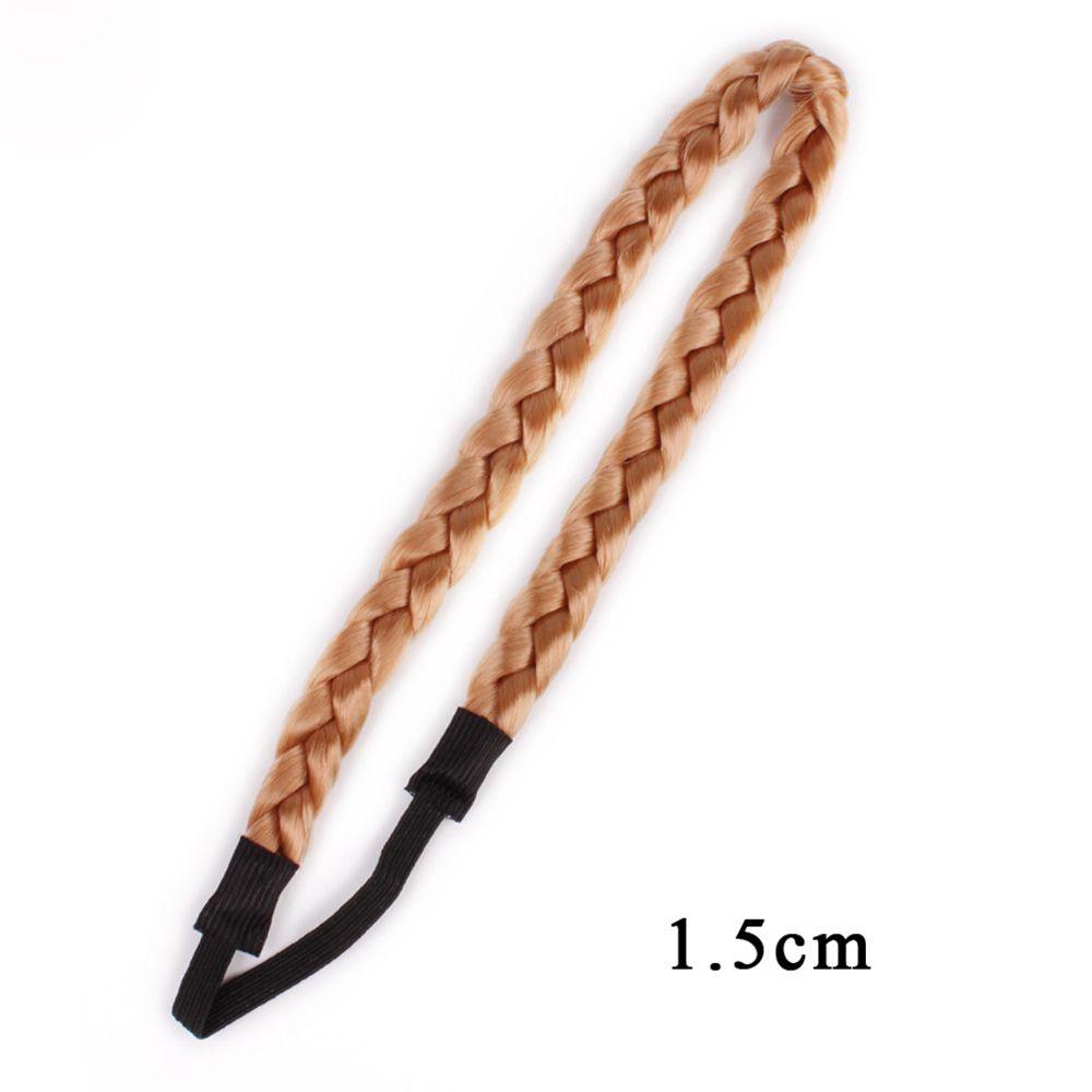 Elastic Hair Accessories Headwear Twisted Wig Headband Synthetic Wig Hair Bands Braided Headband