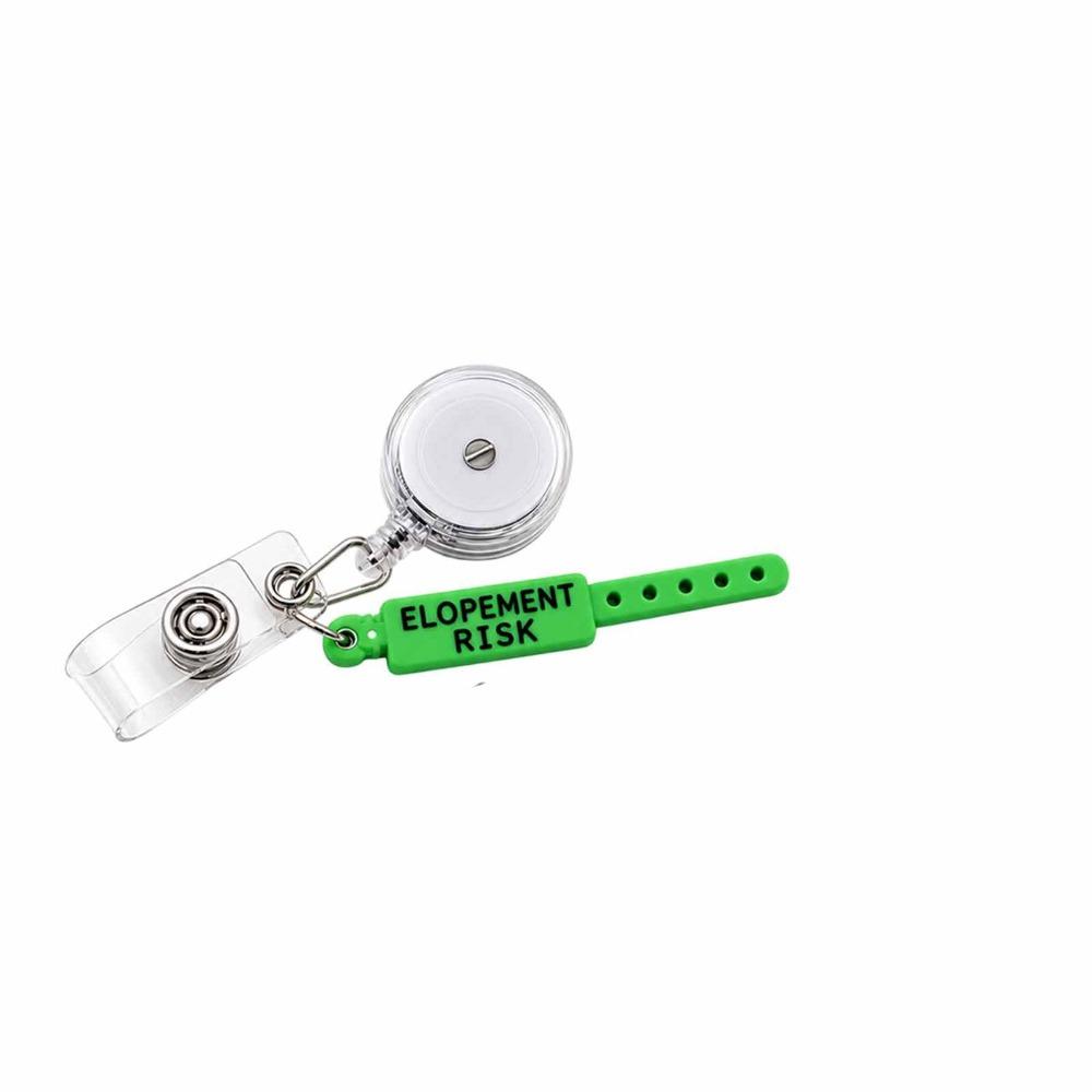 Retractable ID Badge Holder Transparent Badge Holder Clip Lovely Retractable Badge Reel Nurse
