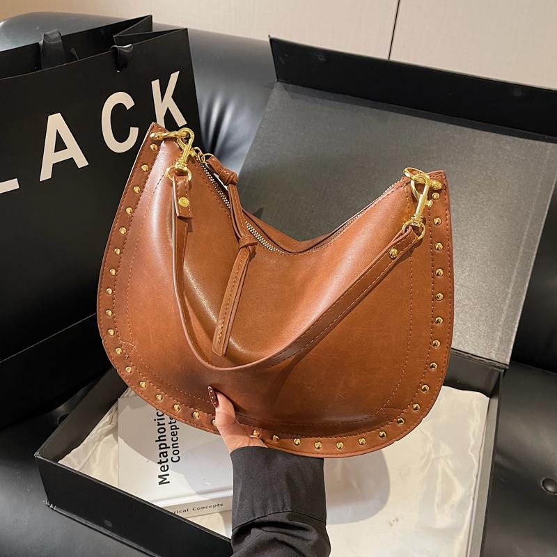 2026 Fashion New Exquisite Solid PU Saddle Shoulder Bags High Quality Retro Hot Trendy Stylish Design Crossbody Bags for Women