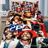 Nádherná 3D tapeta 2Pac Tupac Hip Hop Digitální tisk Ložní souprava Přikrývka Postel Mladí Děti Dívky Kluci Dárek