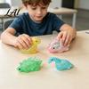 Wachsige Textur Stressball Dinosaurierform Knetspielzeug Glitzer Weich zum Zusammendrücken zur Linderung Klar Langsamer Rückprall Taktiles Fidget Spielzeug für Kinder und Erwachsene Diamantgeschliffen
