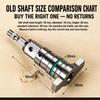 High Hardness Conversion Shaft Kit High Concentricity Impact Wrench Adapter  Wrench Conversion