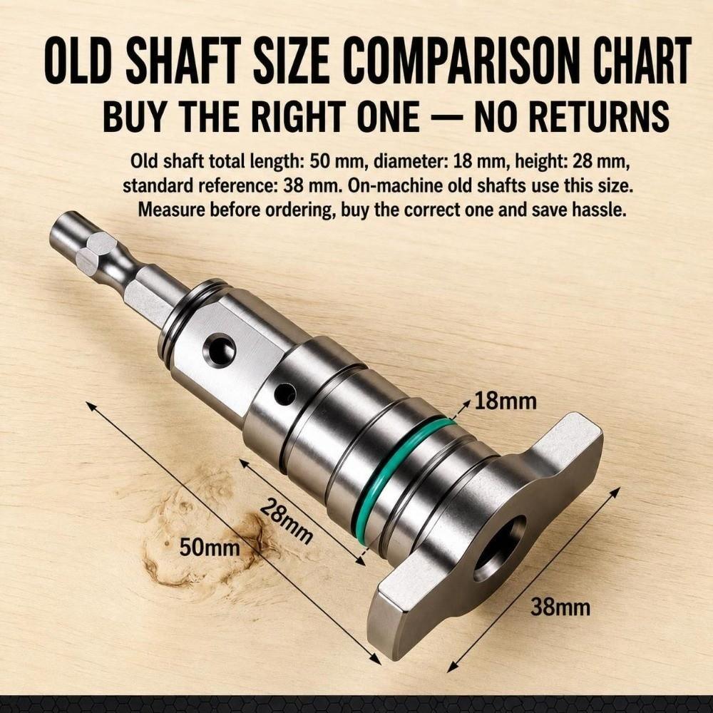 High Hardness Conversion Shaft Kit High Concentricity Impact Wrench Adapter  Wrench Conversion