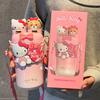 Hello Kitty 550ml Insulated Travel Mug With Straw Lock For Kids And Students