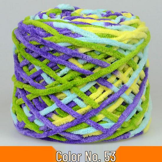 Plush Wool Yarn for Hand-Knitted Crochet Shoes & Slippers